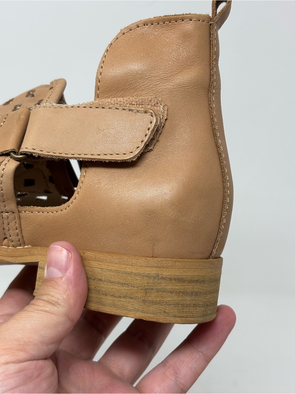Musse & Cloud leather caila perforated booties size 40 (9-9.5) - Picture 11 of 15